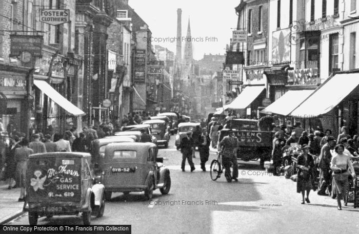 Photo of Dorchester, Cornhill c.1950