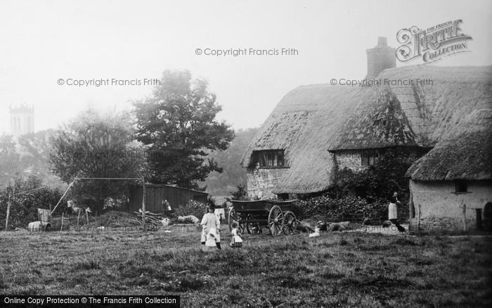 Photo of Dorchester, Farm Cottages 1894