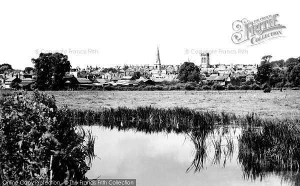 Photo of Dorchester, From River Frome 1930