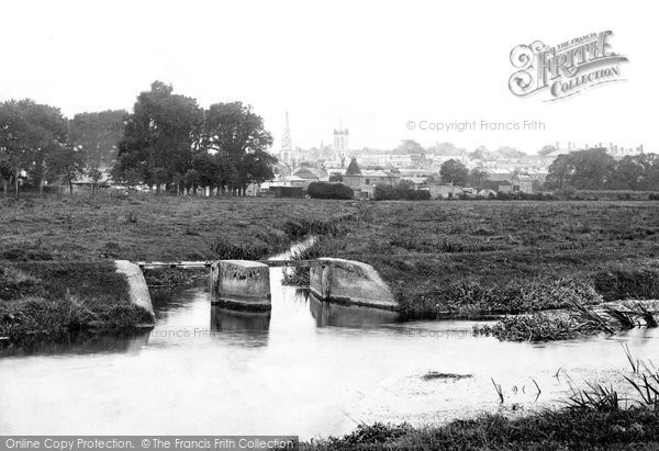 Photo of Dorchester, From The River Frome 1894