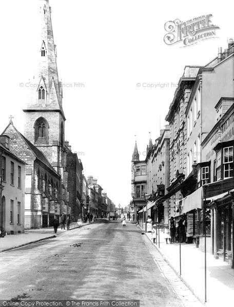Photo of Dorchester, High East Street And All Saints Church 1891