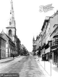 High East Street And All Saints Church 1891, Dorchester