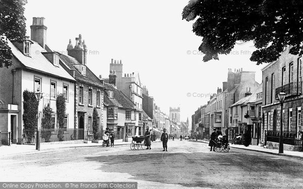Photo of Dorchester, High West Street 1891