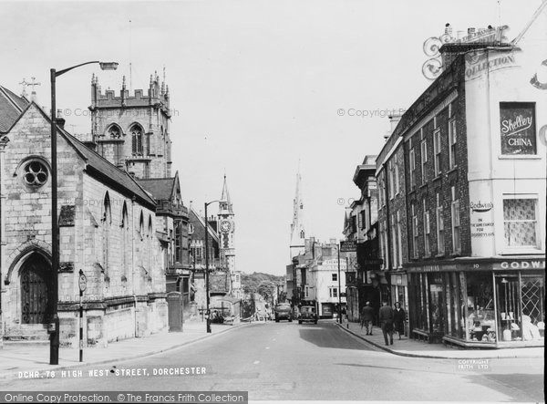 Photo of Dorchester, High West Street c.1960 - Francis Frith