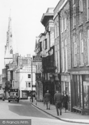 High West Street, Shops And Restaurant c.1960, Dorchester