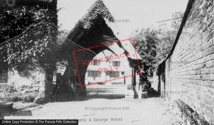 Photo of Dorchester, Lychgate And George Hotel c.1960