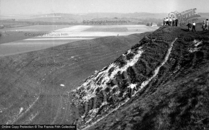 Photo of Dorchester, Maiden Castle c.1955