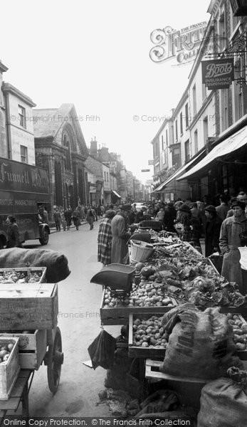 Photo of Dorchester, Market Day c.1955