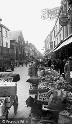Market Day c.1955, Dorchester