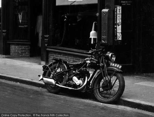 Photo of Dorchester, Motorcycle 1930