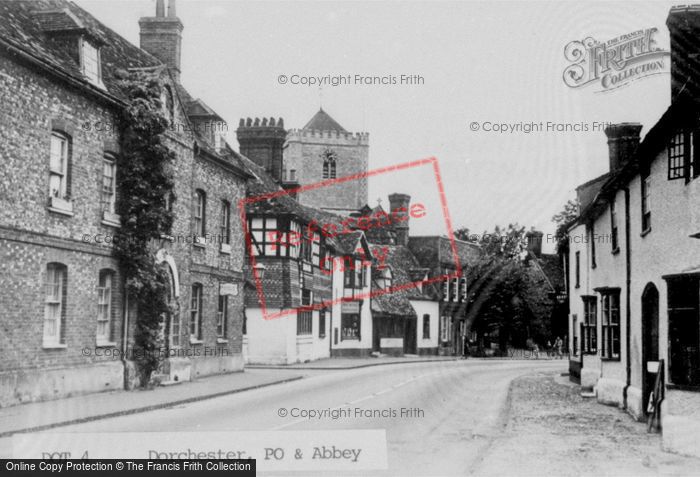 Photo of Dorchester, Post Office And Abbey c.1950