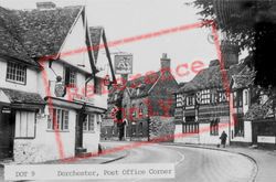 Post Office Corner c.1950, Dorchester
