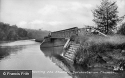 River Thame Entering The Thames c.1955, Dorchester