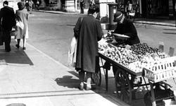 Selling Fruit At Cornhill c.1955, Dorchester