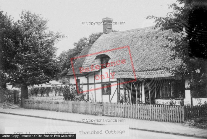 Photo of Dorchester, Thatched Cottage c.1950