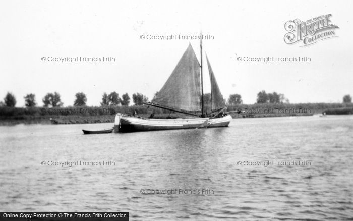 Photo of Dordrecht, Sailing Boat c.1930