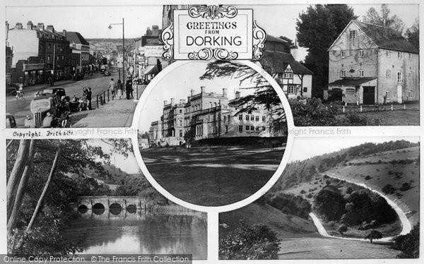Photo of Dorking, Composite c.1955