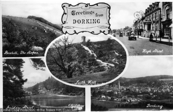Photo of Dorking, Composite c.1955