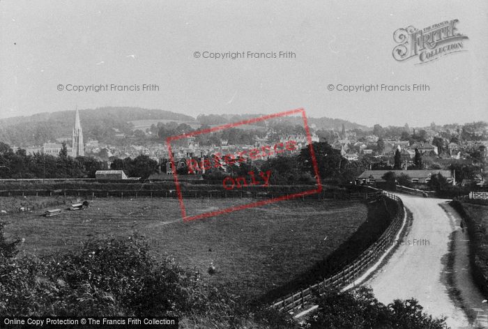 Photo of Dorking, From Above The Station 1890
