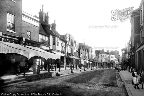 Photo of Dorking, High Street 1890
