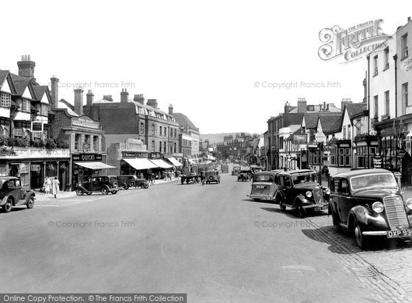 Photo of Dorking, High Street 1937
