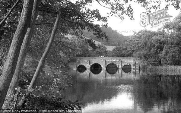 Photo of Dorking, River Mole And Bridge c.1955