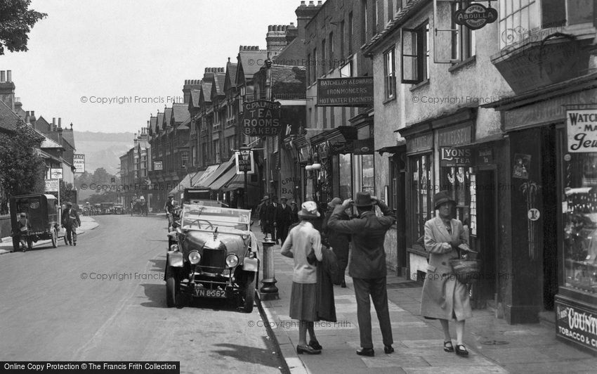Dorking, Shops, High Street 1927