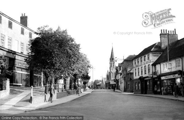Photo of Dorking, South Street And The Wesleyan Church c.1955