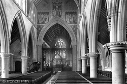 St Martin's Church Interior 1890, Dorking
