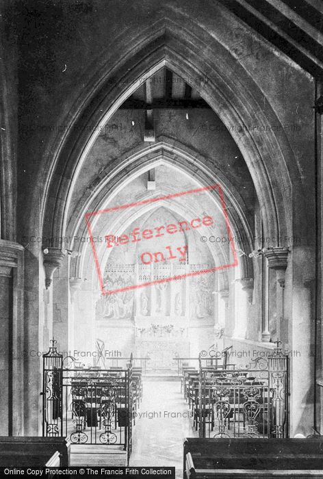 Photo of Dorking, St Martin's Church, Side Chapel 1913