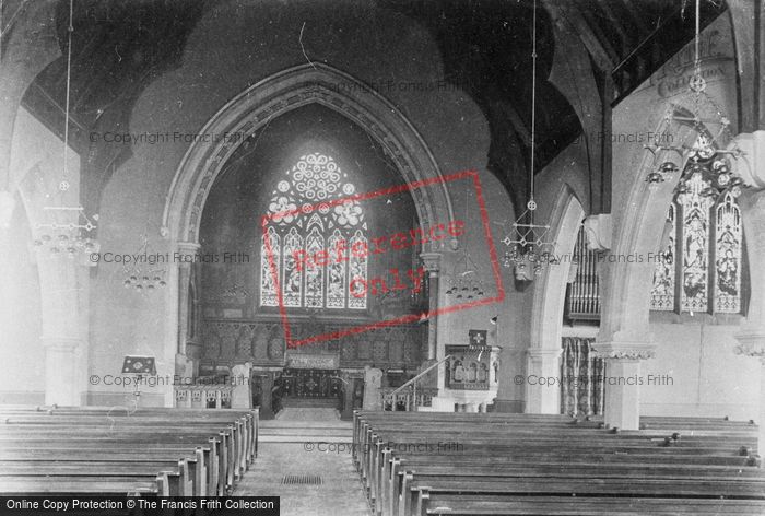 Photo of Dorking, St Paul's Church, Interior 1903