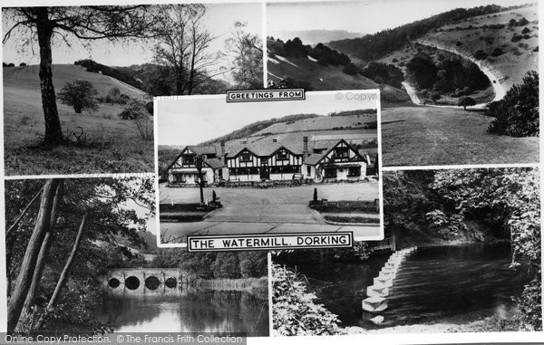 Photo of Dorking, The Watermill Composite c.1965