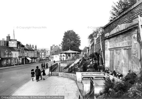 Photo of Dorking, War Memorial 1922