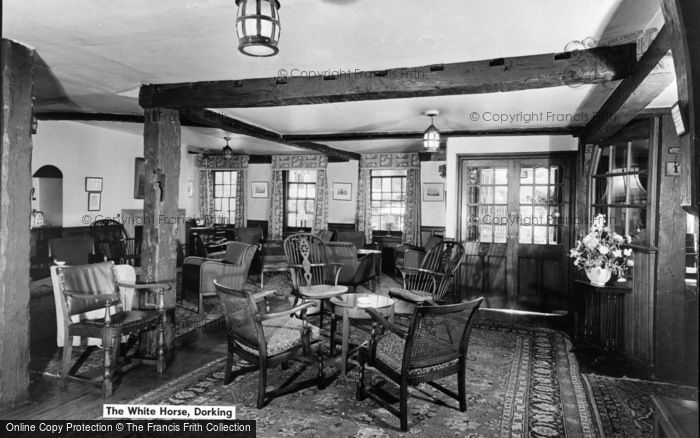 Photo of Dorking, White Horse Hotel Interior c.1960