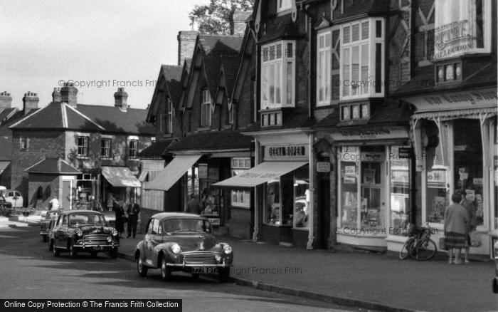 Photo of Dorridge, The Village Shops 1961
