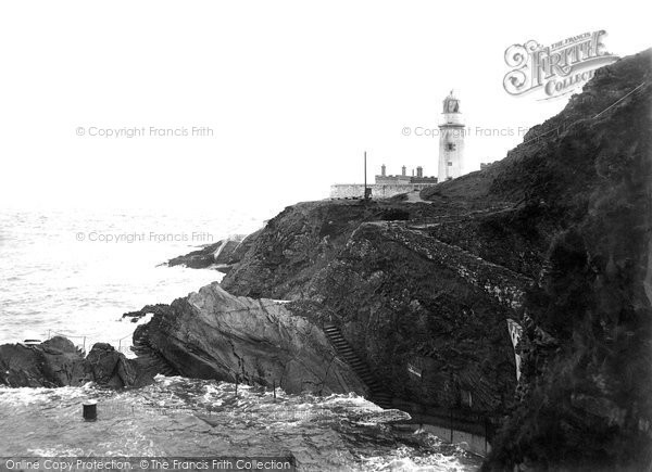 Photo of Douglas, Bathing Cove And Lighthouse 1894