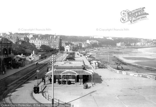 Photo of Douglas, Central Promenade 1896