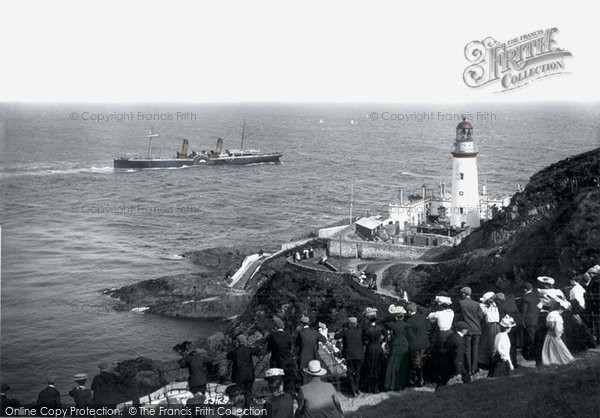 Photo of Douglas, Lighthouse And The Prince Of Wales Steamer 1907