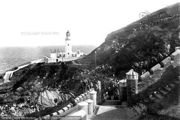 Photo of Douglas, Port Skillion, The Lighthouse 1895