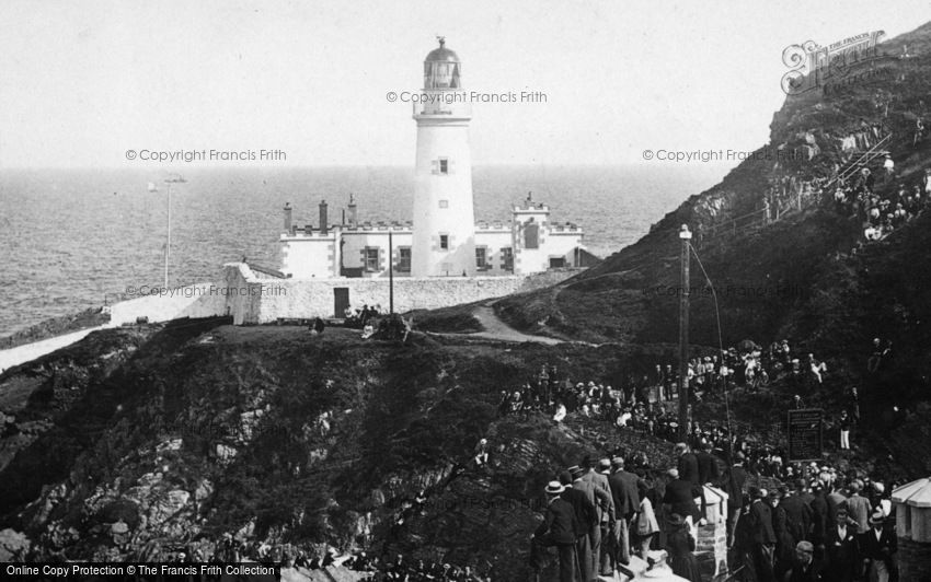 Douglas, Port Skillion, the Lighthouse 1895