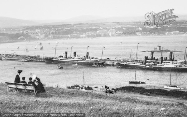 Photo of Douglas, Ships From Douglas Head 1907