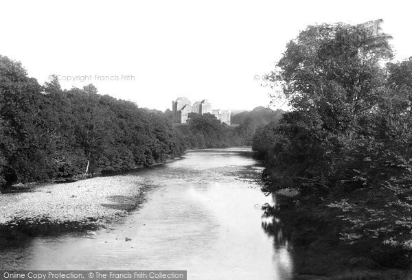 Photo of Doune, Castle From Bridge 1899