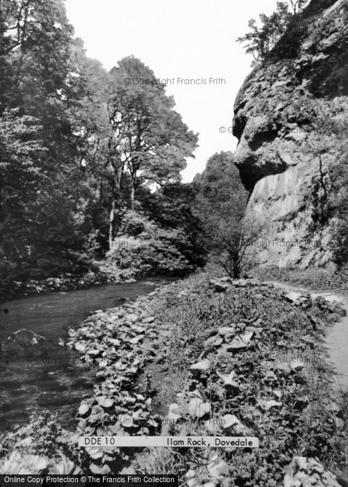 Photo of Dovedale, Ilam Rock c.1955