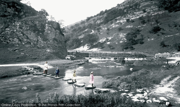 Photo of Dovedale, Stepping Stones 1914