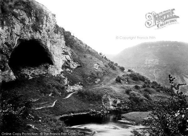 Photo of Dovedale, The Dove Holes c.1864
