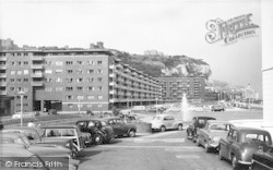 Castle And White Cliffs c.1960, Dover