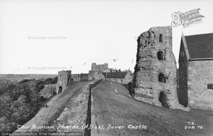 Photo of Dover, Castle, The Roman Pharos c.1965