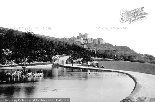 Photo of Dover, Connaught Park And Castle 1892