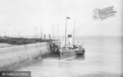 Paddle Steamer, Admiralty Pier 1901, Dover