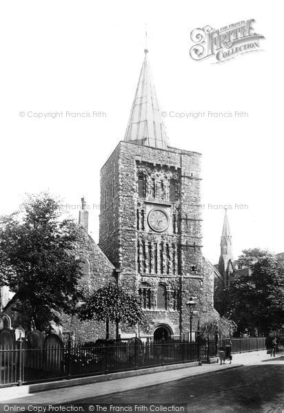 Photo of Dover, St Mary's Church 1890